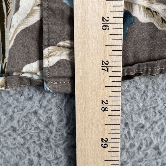 Denim & Flower Ricky Singh Button Down Shirt Mens Large Floral Palm 100% Cotton - Picture 4 of 6